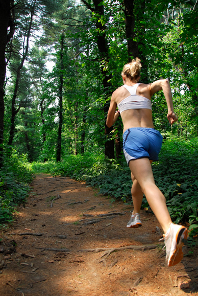 Girl running
